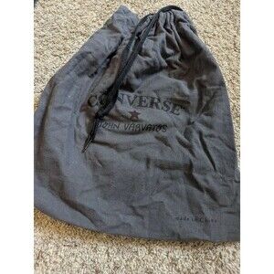 Converse John Varvatos Gray Drawstring Dust Bag Shoe Storage Bag